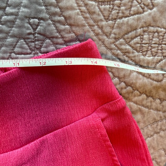 Vibrant Pink Wide Leg Pants - Picture 4 of 11